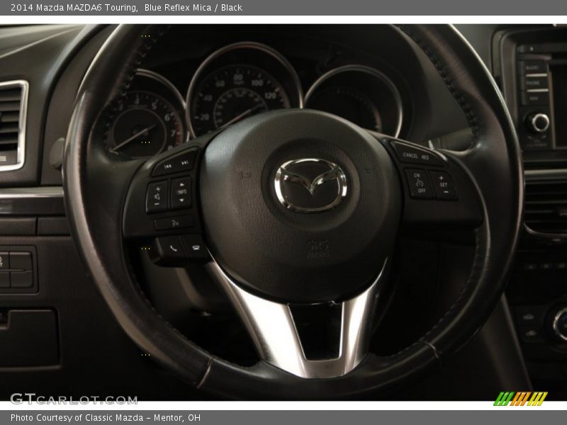Blue Reflex Mica / Black 2014 Mazda MAZDA6 Touring