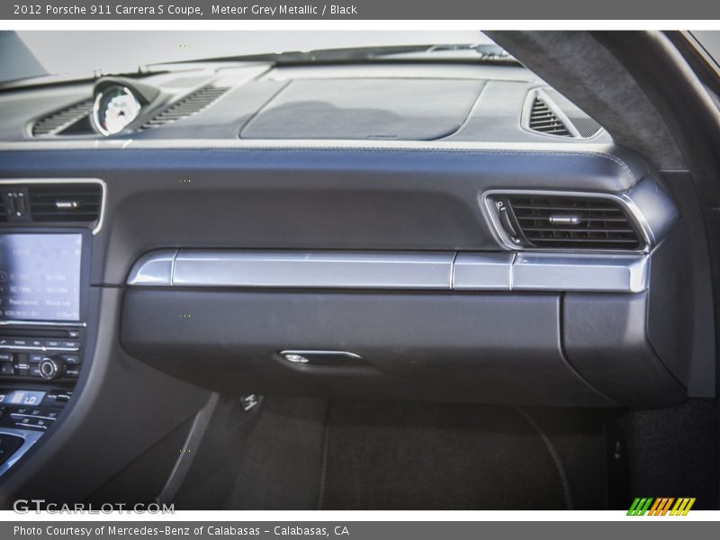 Meteor Grey Metallic / Black 2012 Porsche 911 Carrera S Coupe