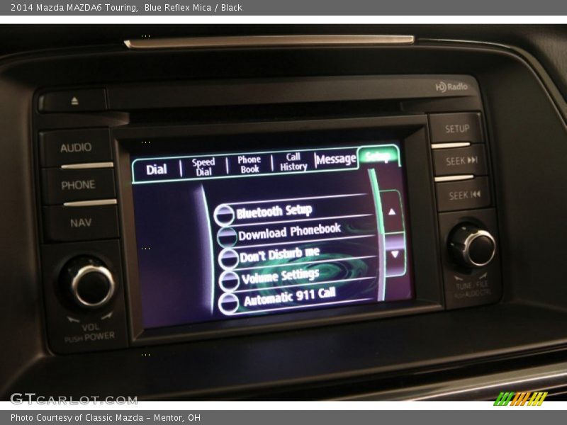 Blue Reflex Mica / Black 2014 Mazda MAZDA6 Touring