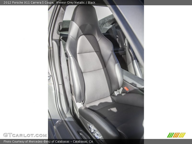 Meteor Grey Metallic / Black 2012 Porsche 911 Carrera S Coupe