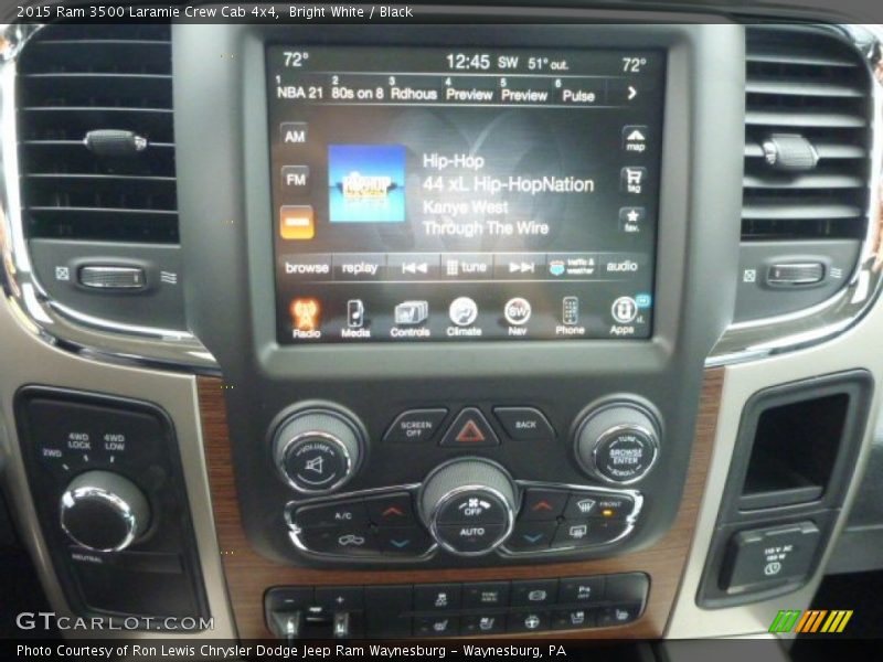 Controls of 2015 3500 Laramie Crew Cab 4x4