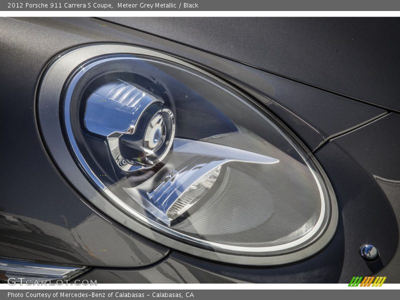 Meteor Grey Metallic / Black 2012 Porsche 911 Carrera S Coupe