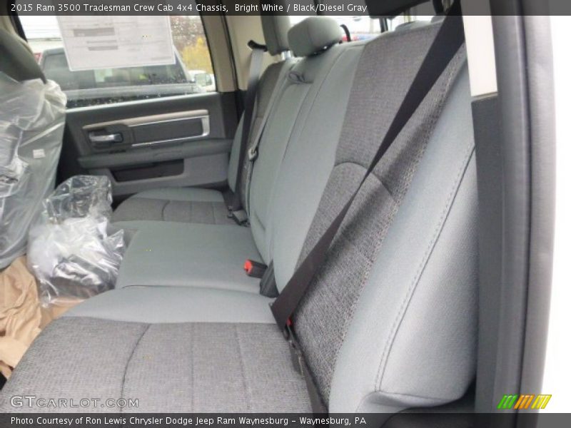 Bright White / Black/Diesel Gray 2015 Ram 3500 Tradesman Crew Cab 4x4 Chassis