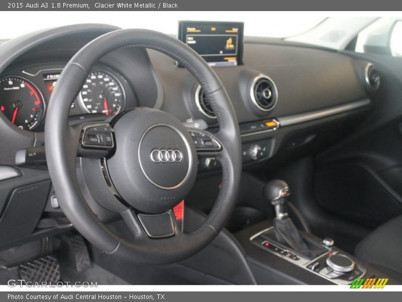 Glacier White Metallic / Black 2015 Audi A3 1.8 Premium