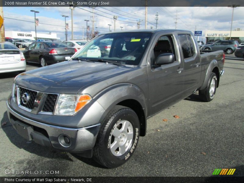 Storm Grey / Steel 2008 Nissan Frontier SE Crew Cab 4x4