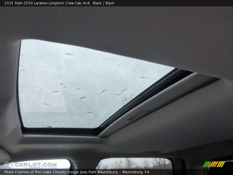 Sunroof of 2015 2500 Laramie Longhorn Crew Cab 4x4
