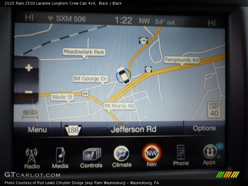 Navigation of 2015 2500 Laramie Longhorn Crew Cab 4x4