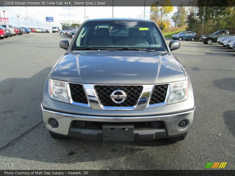 Storm Grey / Steel 2008 Nissan Frontier SE Crew Cab 4x4