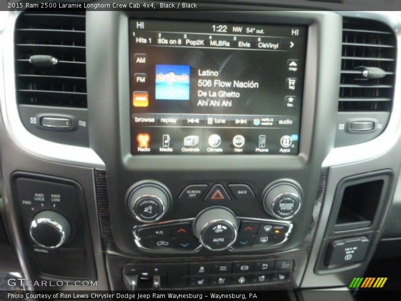 Controls of 2015 2500 Laramie Longhorn Crew Cab 4x4