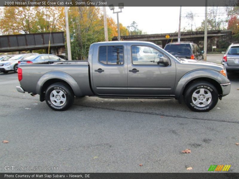 Storm Grey / Steel 2008 Nissan Frontier SE Crew Cab 4x4