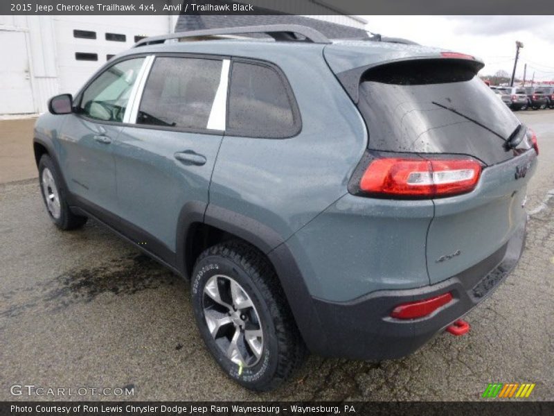 Anvil / Trailhawk Black 2015 Jeep Cherokee Trailhawk 4x4