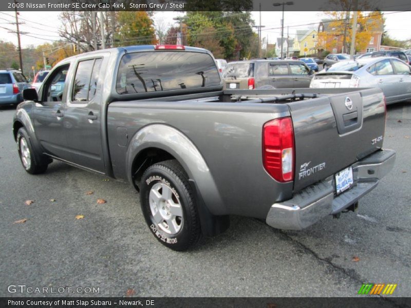 Storm Grey / Steel 2008 Nissan Frontier SE Crew Cab 4x4