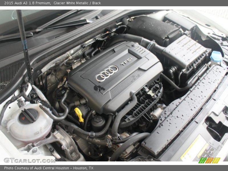 Glacier White Metallic / Black 2015 Audi A3 1.8 Premium