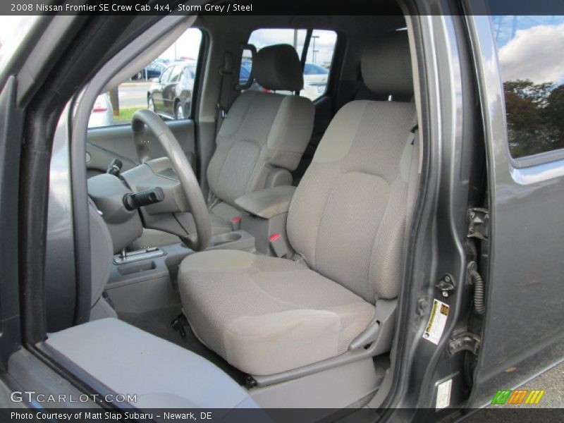 Storm Grey / Steel 2008 Nissan Frontier SE Crew Cab 4x4