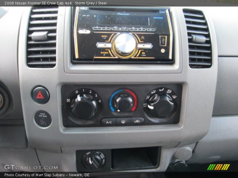 Storm Grey / Steel 2008 Nissan Frontier SE Crew Cab 4x4