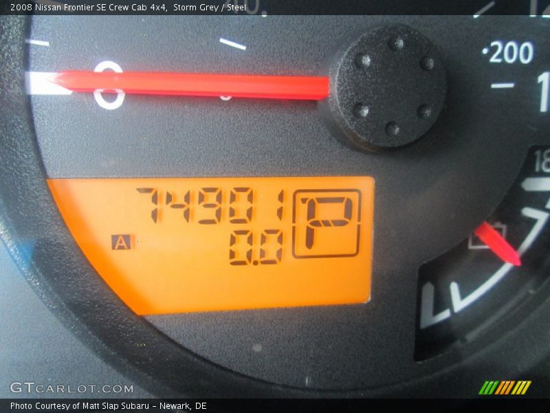 Storm Grey / Steel 2008 Nissan Frontier SE Crew Cab 4x4