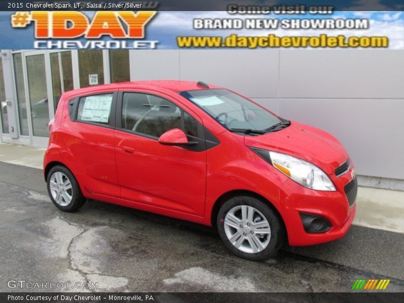 Salsa / Silver/Silver 2015 Chevrolet Spark LT