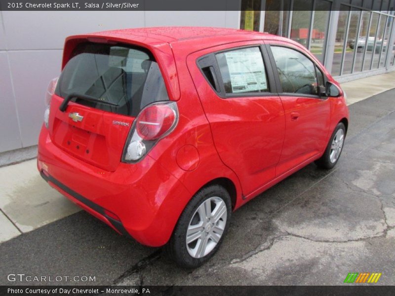 Salsa / Silver/Silver 2015 Chevrolet Spark LT