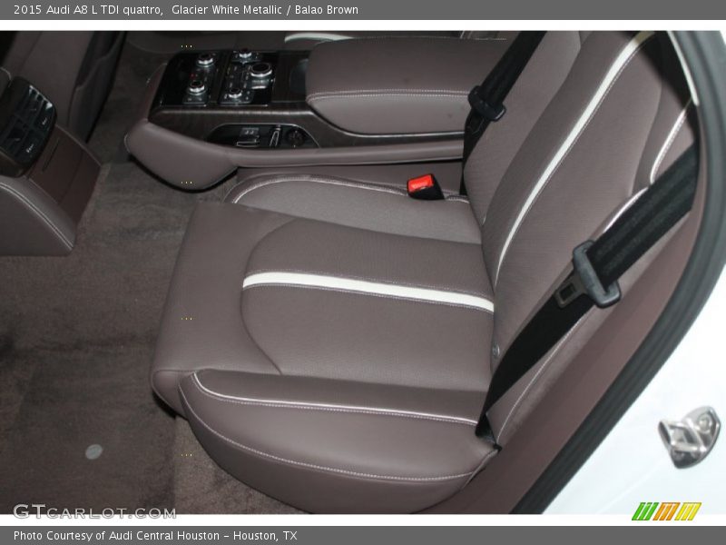 Rear Seat of 2015 A8 L TDI quattro