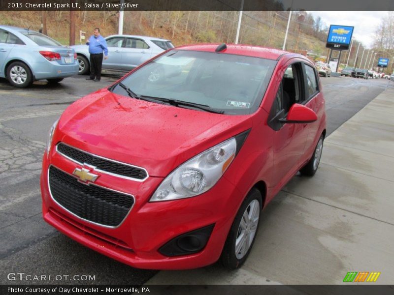 Salsa / Silver/Silver 2015 Chevrolet Spark LT