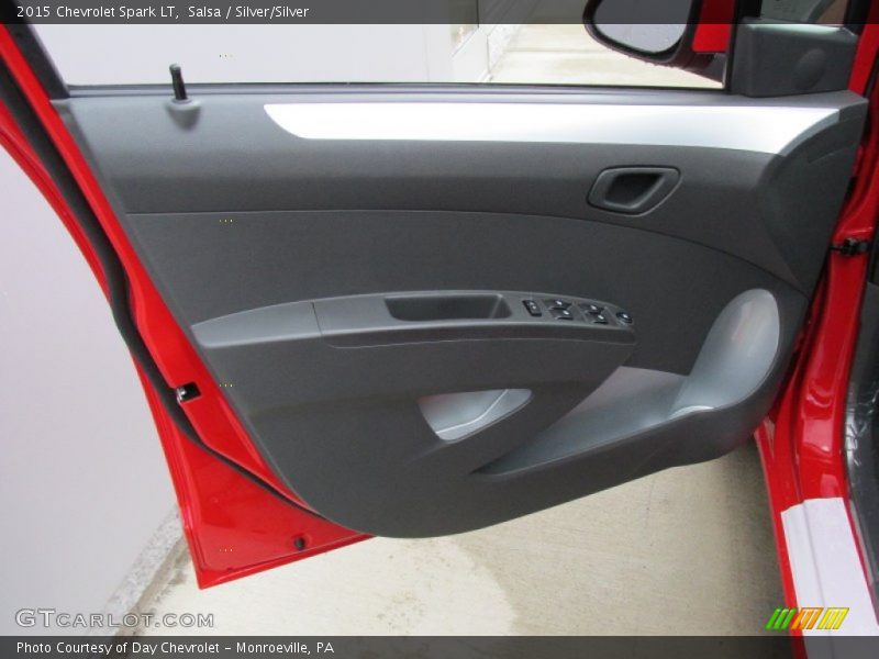Salsa / Silver/Silver 2015 Chevrolet Spark LT