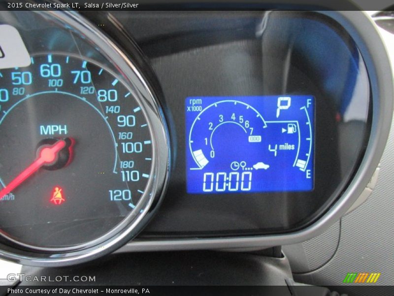 Salsa / Silver/Silver 2015 Chevrolet Spark LT