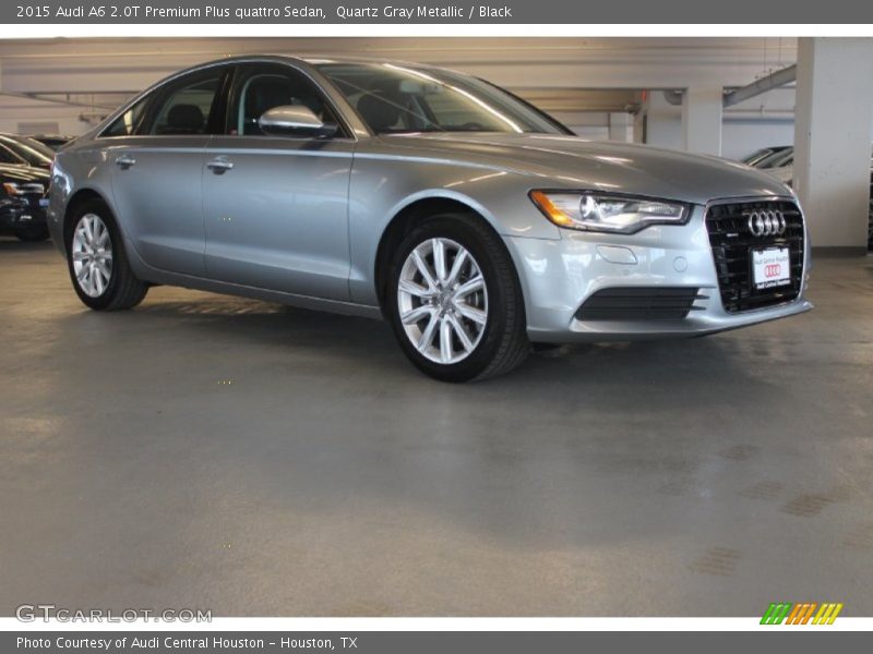 Quartz Gray Metallic / Black 2015 Audi A6 2.0T Premium Plus quattro Sedan