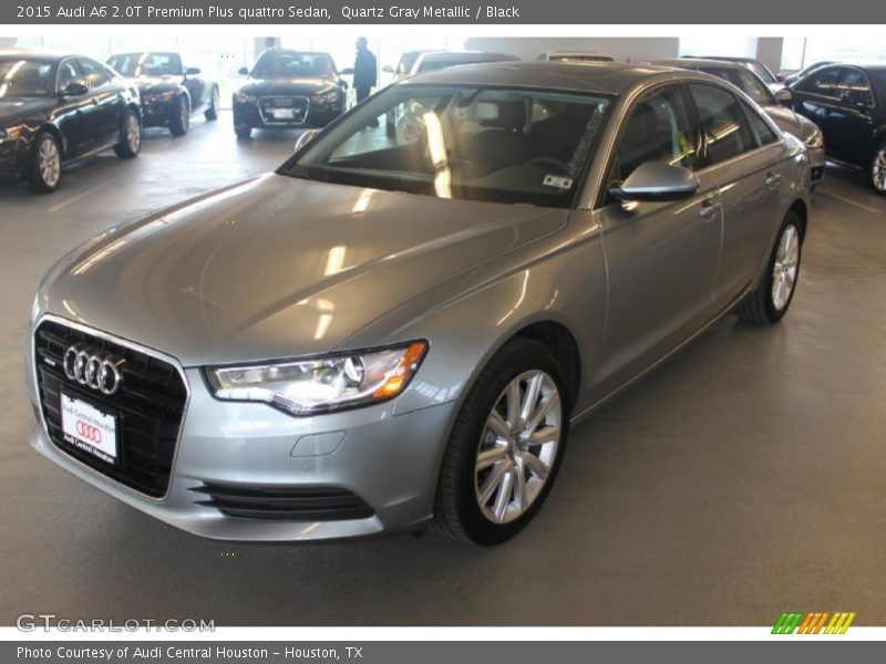 Quartz Gray Metallic / Black 2015 Audi A6 2.0T Premium Plus quattro Sedan