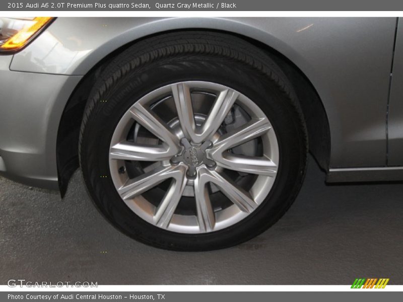 Quartz Gray Metallic / Black 2015 Audi A6 2.0T Premium Plus quattro Sedan