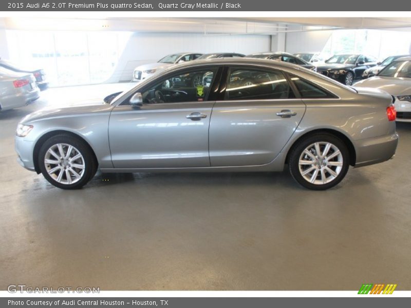 Quartz Gray Metallic / Black 2015 Audi A6 2.0T Premium Plus quattro Sedan