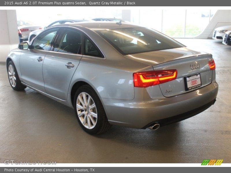 Quartz Gray Metallic / Black 2015 Audi A6 2.0T Premium Plus quattro Sedan