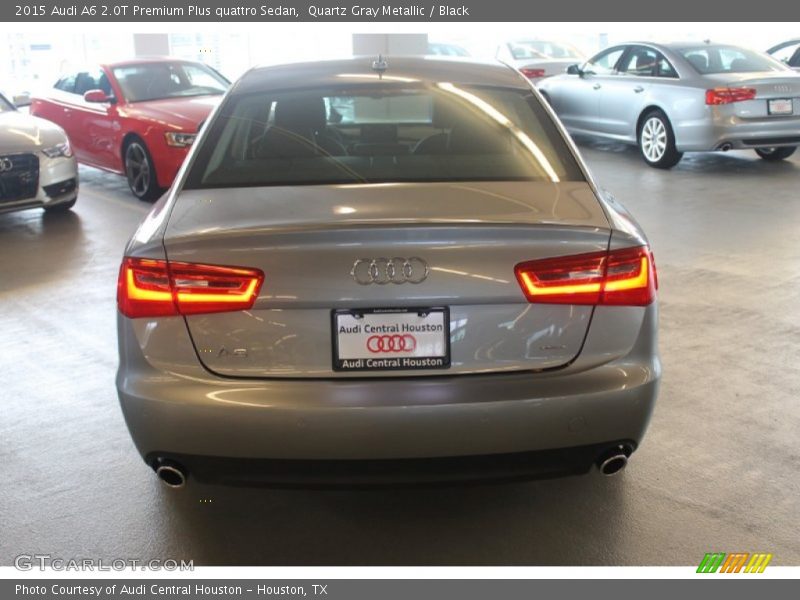 Quartz Gray Metallic / Black 2015 Audi A6 2.0T Premium Plus quattro Sedan