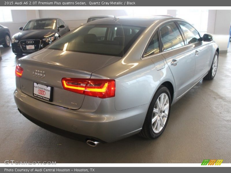 Quartz Gray Metallic / Black 2015 Audi A6 2.0T Premium Plus quattro Sedan