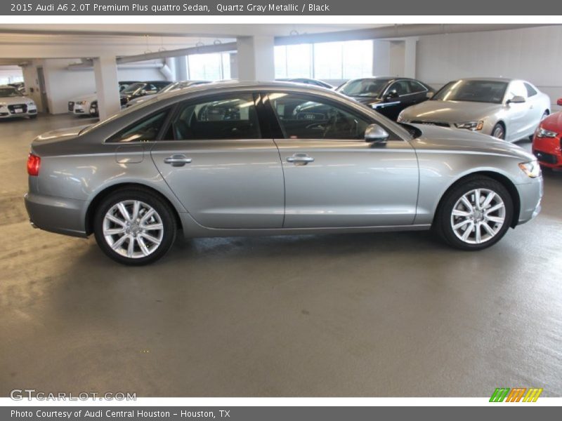 Quartz Gray Metallic / Black 2015 Audi A6 2.0T Premium Plus quattro Sedan