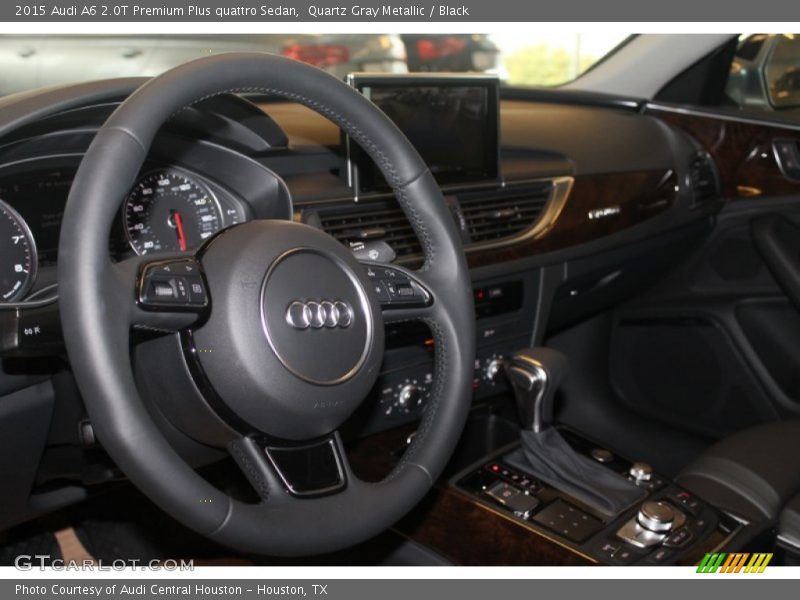 Quartz Gray Metallic / Black 2015 Audi A6 2.0T Premium Plus quattro Sedan