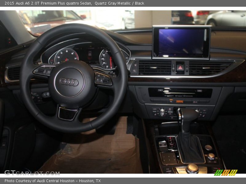 Quartz Gray Metallic / Black 2015 Audi A6 2.0T Premium Plus quattro Sedan