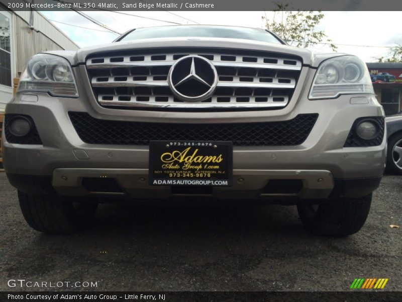Sand Beige Metallic / Cashmere 2009 Mercedes-Benz ML 350 4Matic