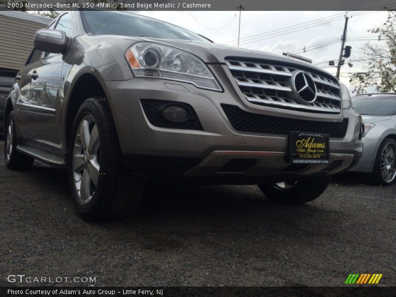 Sand Beige Metallic / Cashmere 2009 Mercedes-Benz ML 350 4Matic