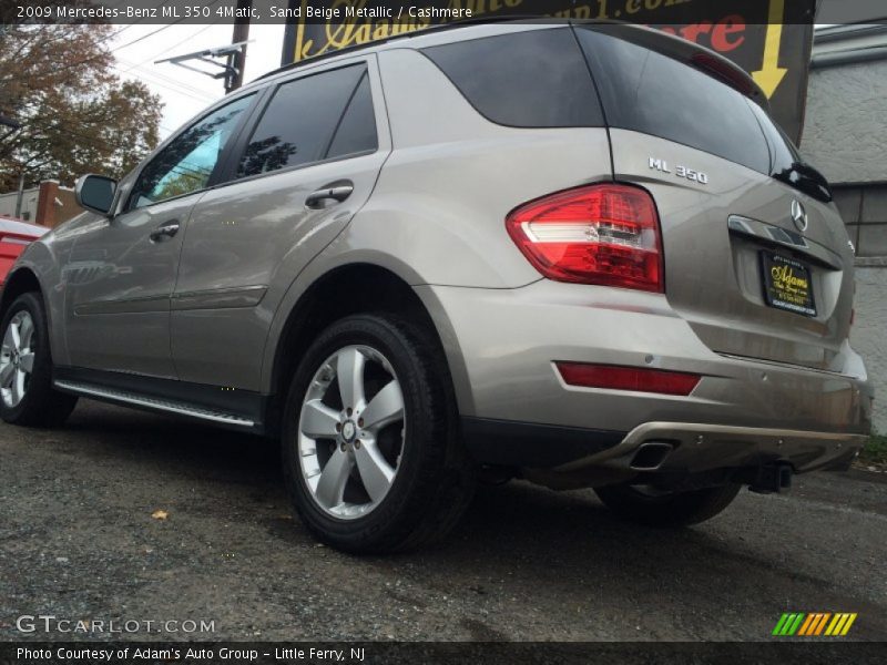 Sand Beige Metallic / Cashmere 2009 Mercedes-Benz ML 350 4Matic