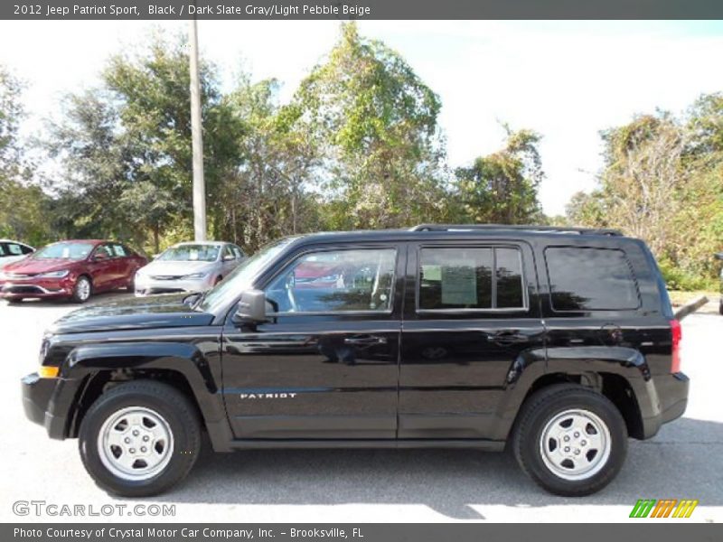 Black / Dark Slate Gray/Light Pebble Beige 2012 Jeep Patriot Sport