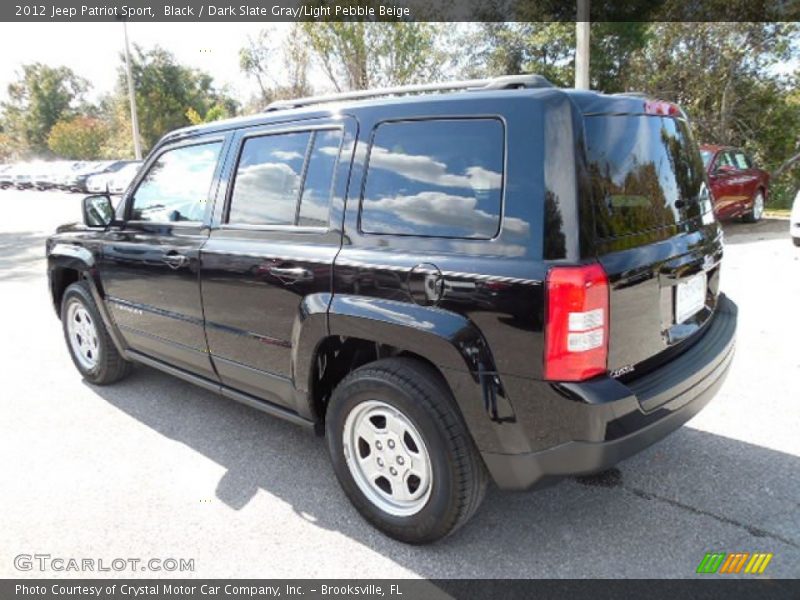 Black / Dark Slate Gray/Light Pebble Beige 2012 Jeep Patriot Sport