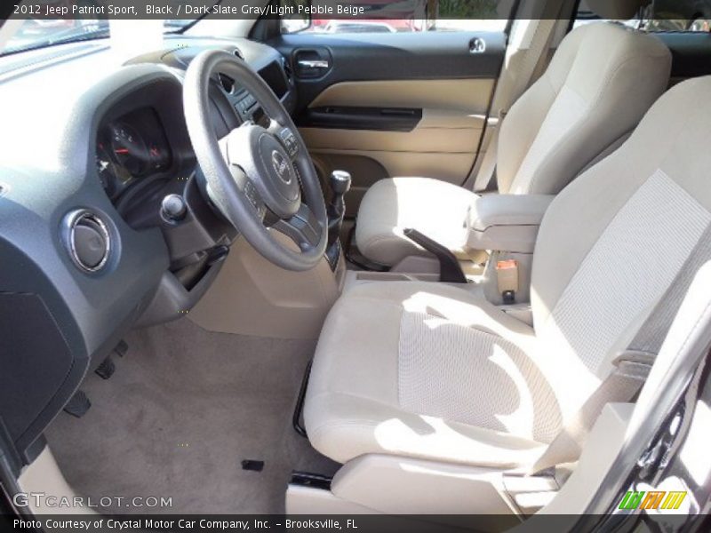 Black / Dark Slate Gray/Light Pebble Beige 2012 Jeep Patriot Sport