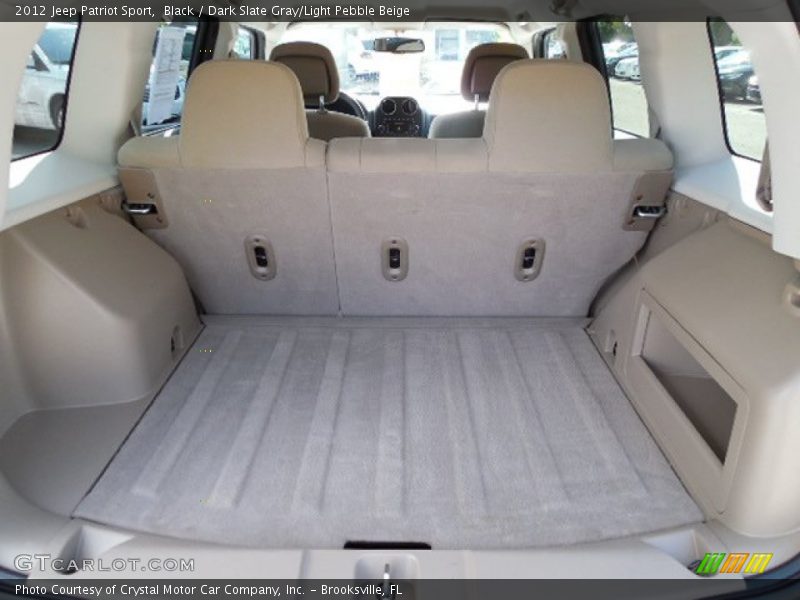 Black / Dark Slate Gray/Light Pebble Beige 2012 Jeep Patriot Sport