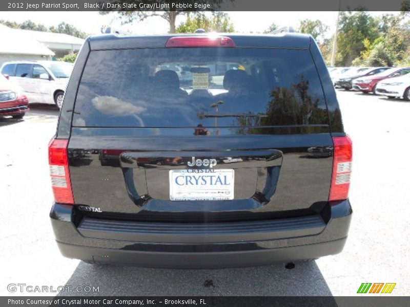 Black / Dark Slate Gray/Light Pebble Beige 2012 Jeep Patriot Sport
