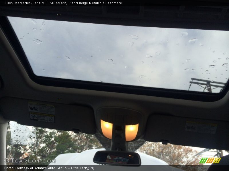 Sand Beige Metallic / Cashmere 2009 Mercedes-Benz ML 350 4Matic
