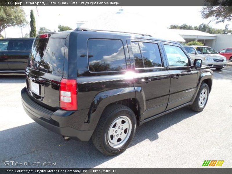 Black / Dark Slate Gray/Light Pebble Beige 2012 Jeep Patriot Sport