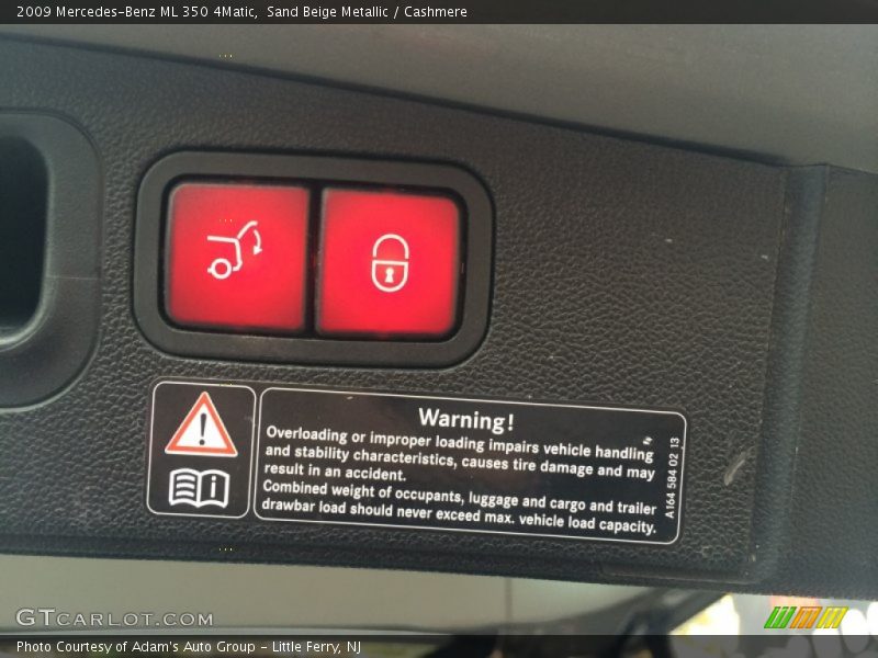 Sand Beige Metallic / Cashmere 2009 Mercedes-Benz ML 350 4Matic