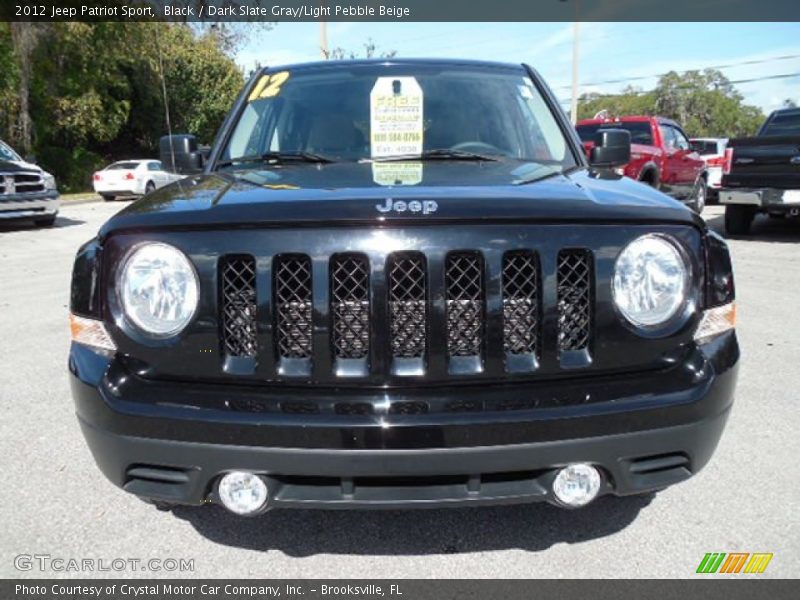 Black / Dark Slate Gray/Light Pebble Beige 2012 Jeep Patriot Sport