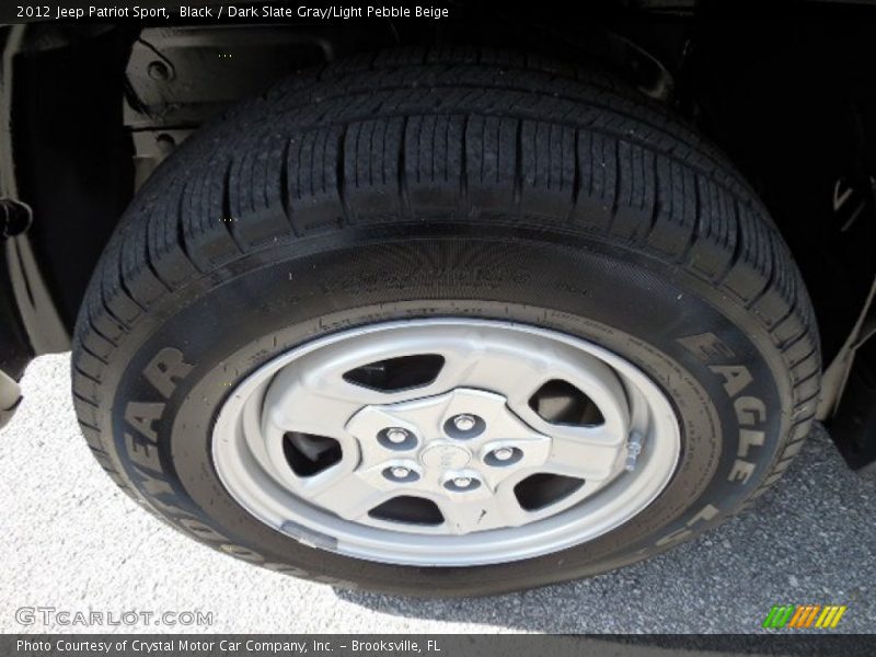 Black / Dark Slate Gray/Light Pebble Beige 2012 Jeep Patriot Sport