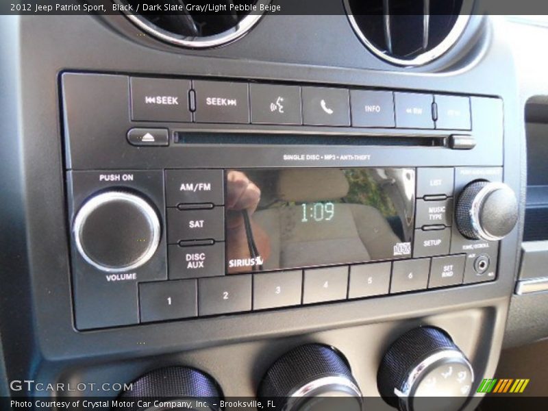 Black / Dark Slate Gray/Light Pebble Beige 2012 Jeep Patriot Sport